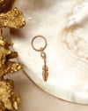 Clam shell Belly Button ring small