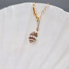 Golden Beach Shell Necklace