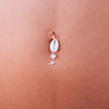 Sea Whisper Belly Button Piercing